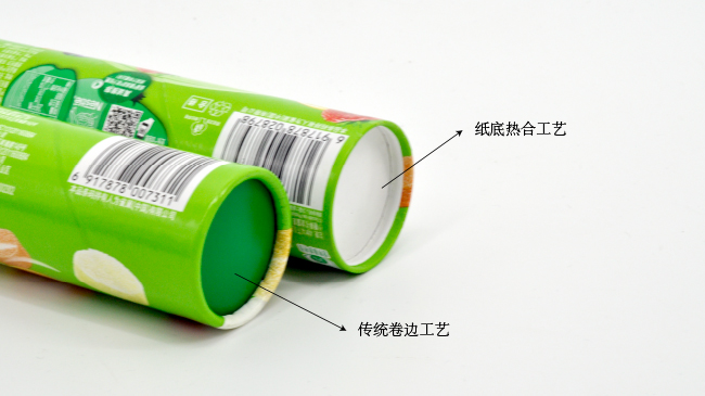 紙底熱合工藝紙罐包裝 亮相軍興溢美